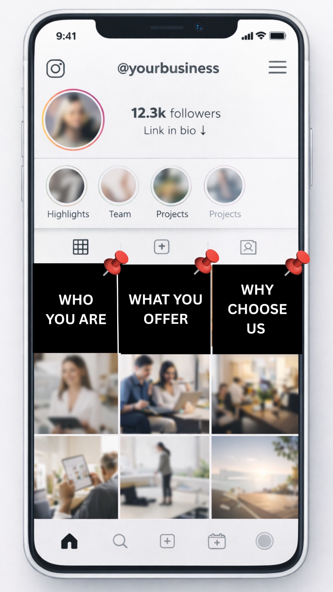 Instagram profile transformation — The Iconic Trio commercial video package result